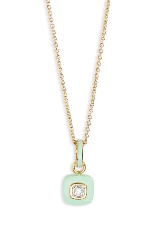Cast The Brilliant Diamond Pendant necklace in Green at Nordstrom, Size 18