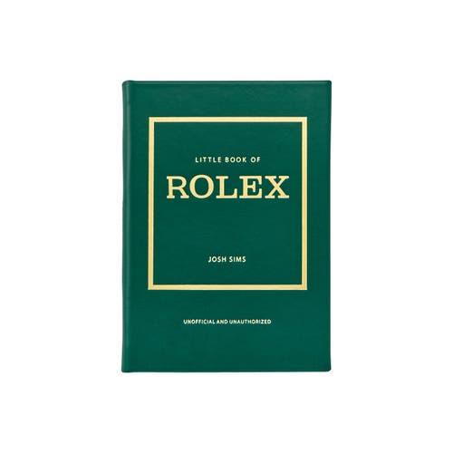 Graphic Image Little Book of Rolex Leather Edition in Emerald 