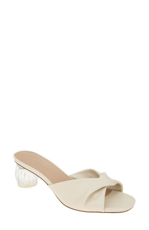 bcbg Mebba Slide Sandal in Cream at Nordstrom, Size 6