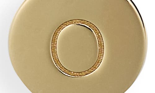 Meshmerise Initial Disc Charm Bracelet In Yellow-o