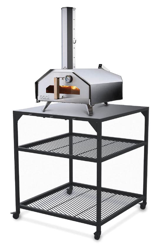 Ooni Large Modular Table In Black/stainless Steel ModeSens