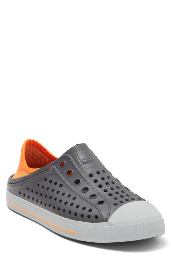 Skechers Kids' Guzman Step Slip-on Sneaker In Ccor-charc