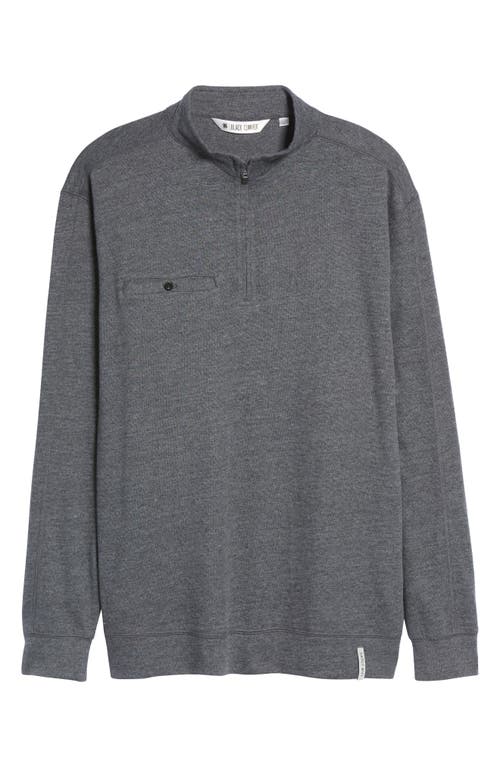 Black Clover Clyde Mock Neck Half-zip Pullover In Black