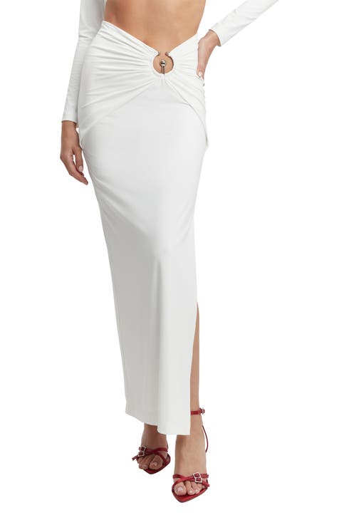 White flowy skirt clearance nordstrom