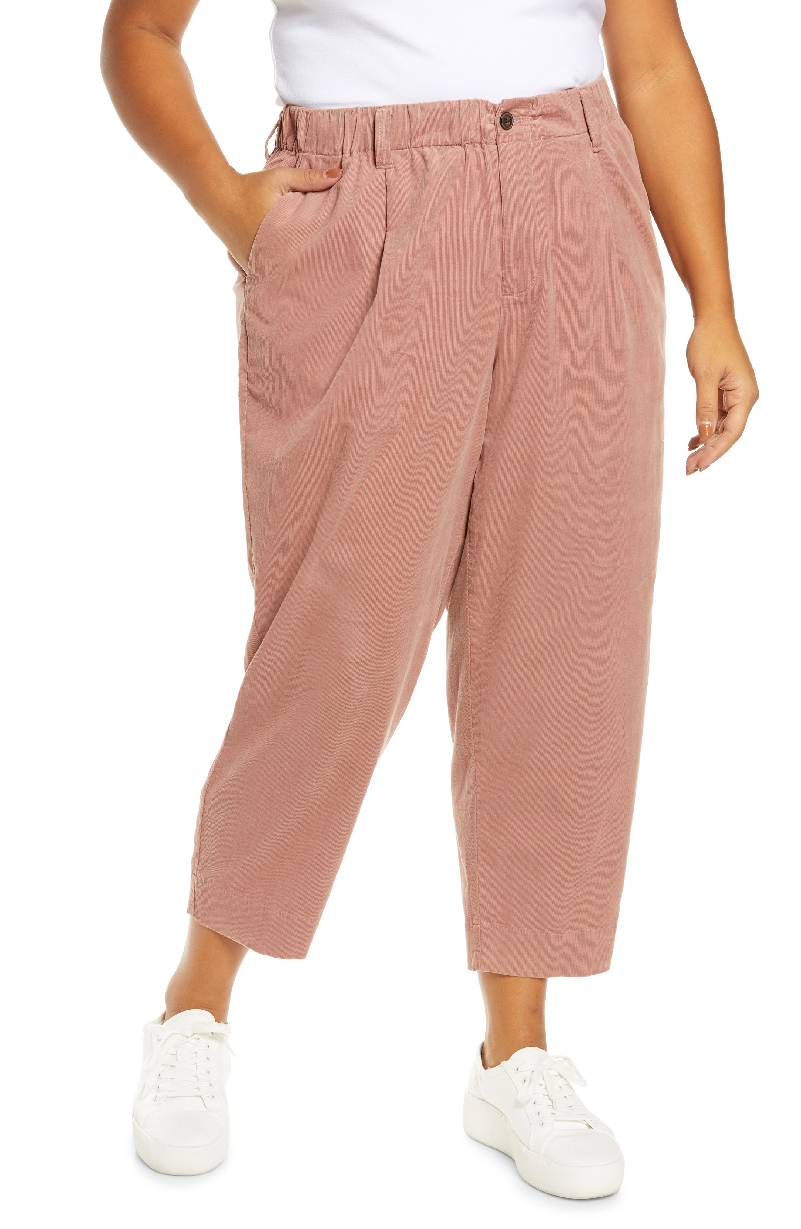 Women's Corduroy Plus-Size Pants 
