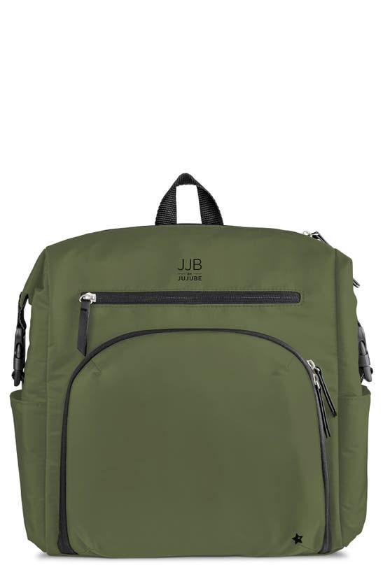 Shop Ju-ju-be Modern Diaper Backpack In Olive