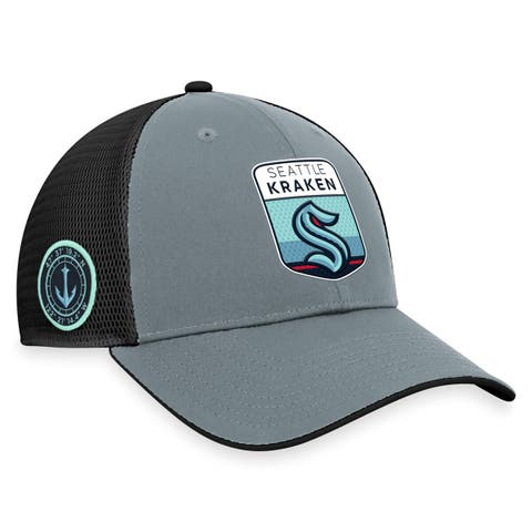 Lids San Jose Sharks Fanatics Branded Breakaway Striped Trucker Snapback Hat  - Black/Blue
