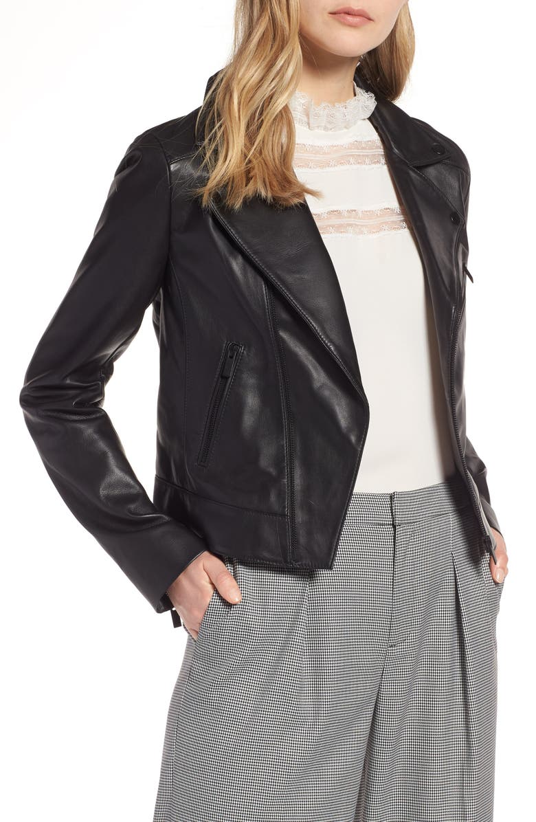Leather Moto Jacket