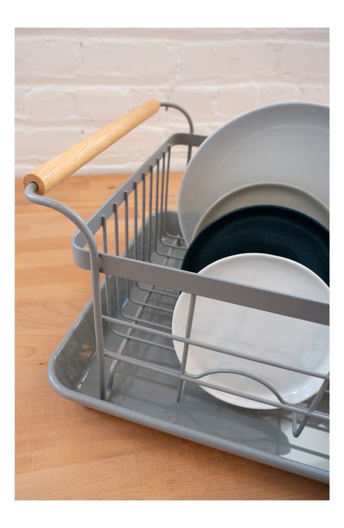Yamazaki Tosca Dish Drainer Rack In Gray