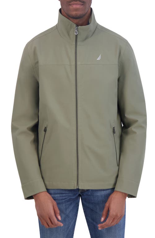 Lightweight Stretch Water Resistant Golf Jacket in Dusty Olive