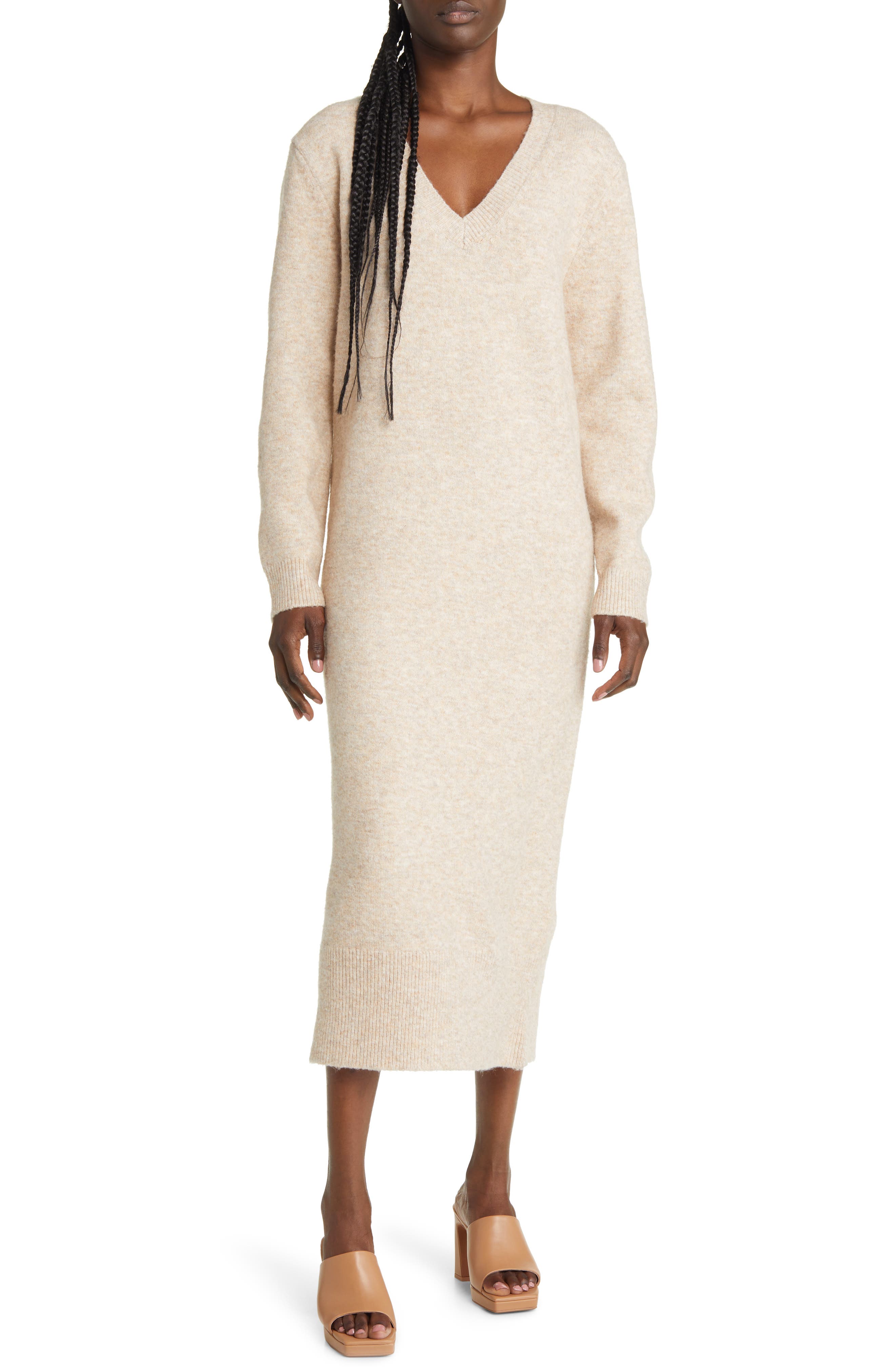 Topshop Long Sleeve Sweater Dress 