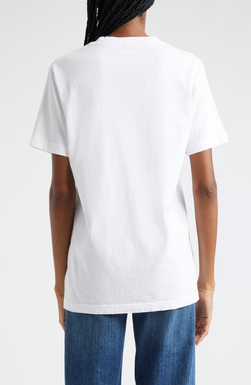 Shop Sporty And Rich Sporty & Rich Vendome Cotton Graphic T-shirt In White