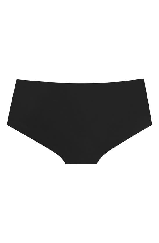 Shop Uwila Warrior Better Briefs Embroidered Seamless Briefs In Tap Shoe Black