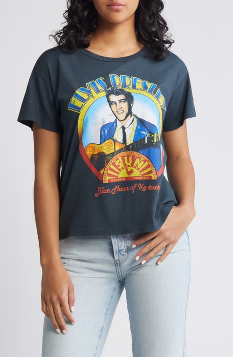 Elvis Sun Records Cotton Graphic T-Shirt