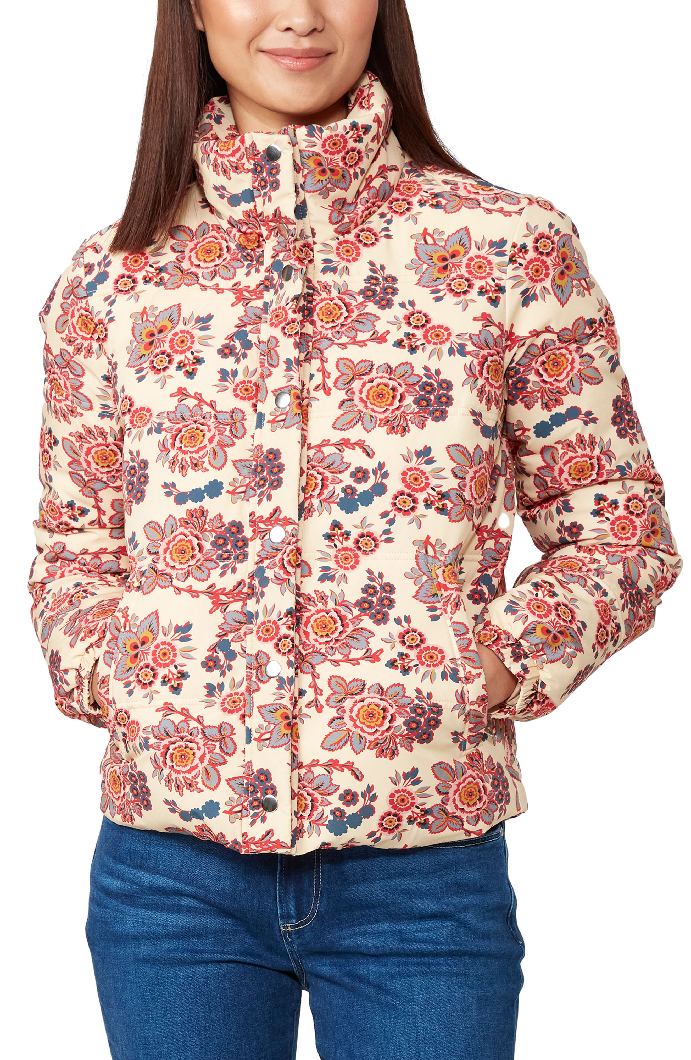 PAIGE Alpine Floral Puffer Jacket 