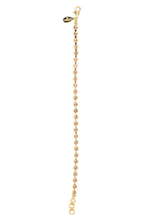 Sorrelli Marnie Crystal Tennis Bracelet In Gold
