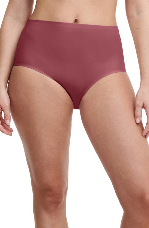 Shop Chantelle Lingerie Soft Stretch Full Briefs In Sepia