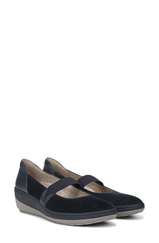 Shop Vionic Judie Flat In Navy