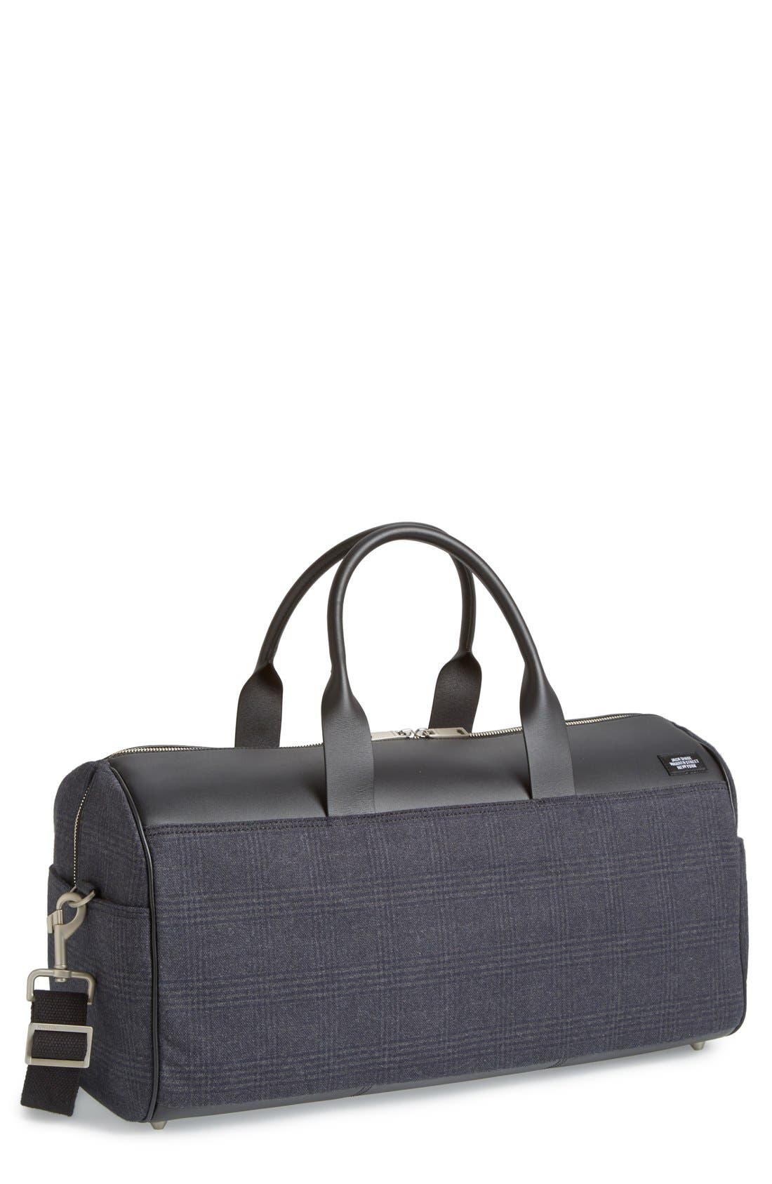 Jack Spade 'Glen Plaid' Tweed Barrel Duffel Bag Nordstrom