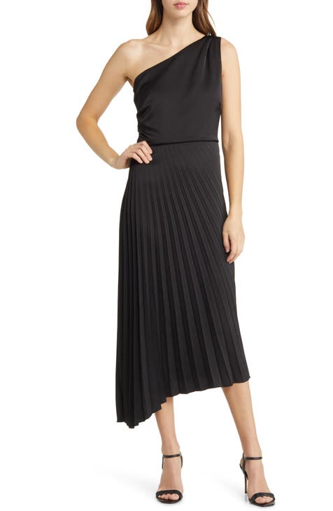 black one shoulder dress | Nordstrom