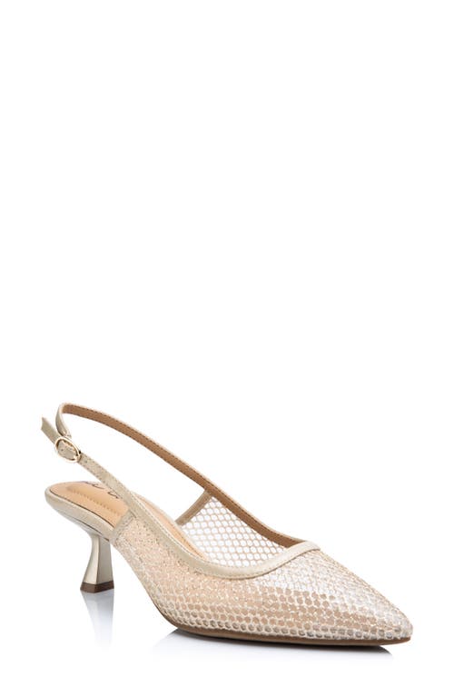 Shop Me Too Zabrina Pointed Toe Pump In Gold