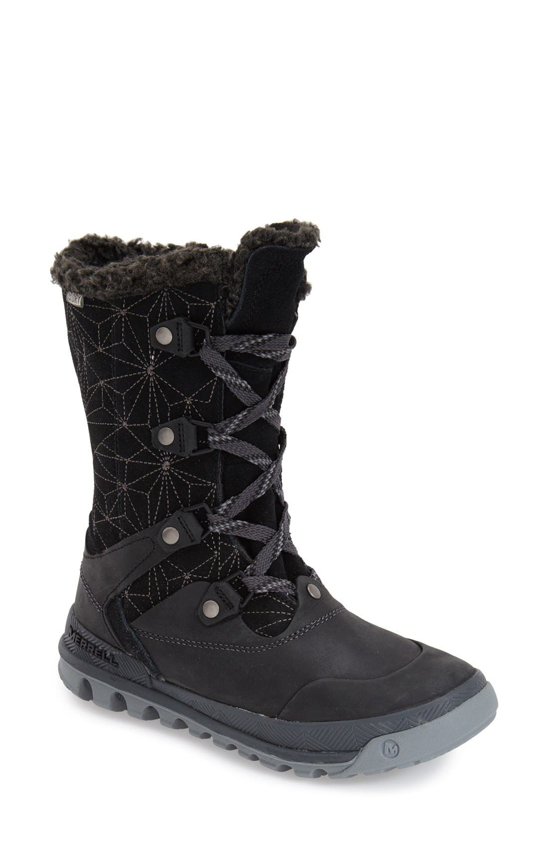 Merrell 'Silversun' LaceUp Waterproof Boot (Women) Nordstrom