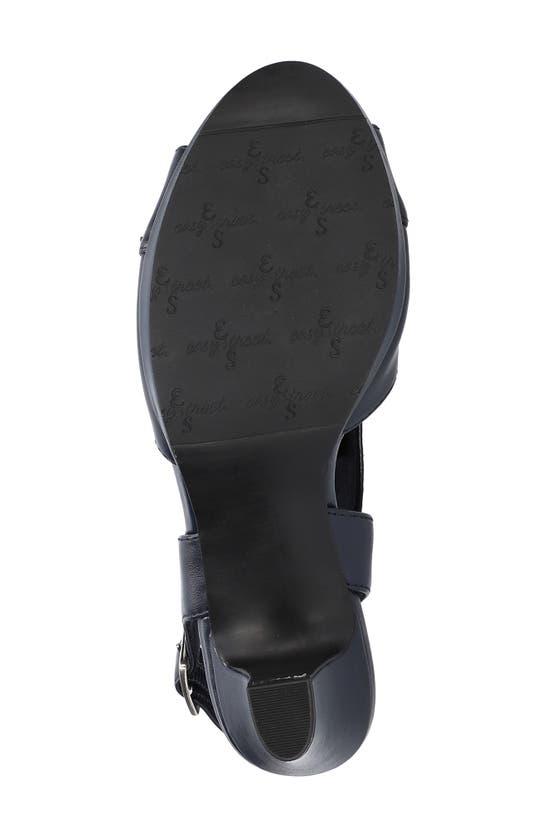Shop Easy Street Christy Sandal In Navy