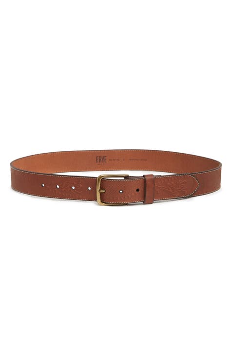 frye leather belts