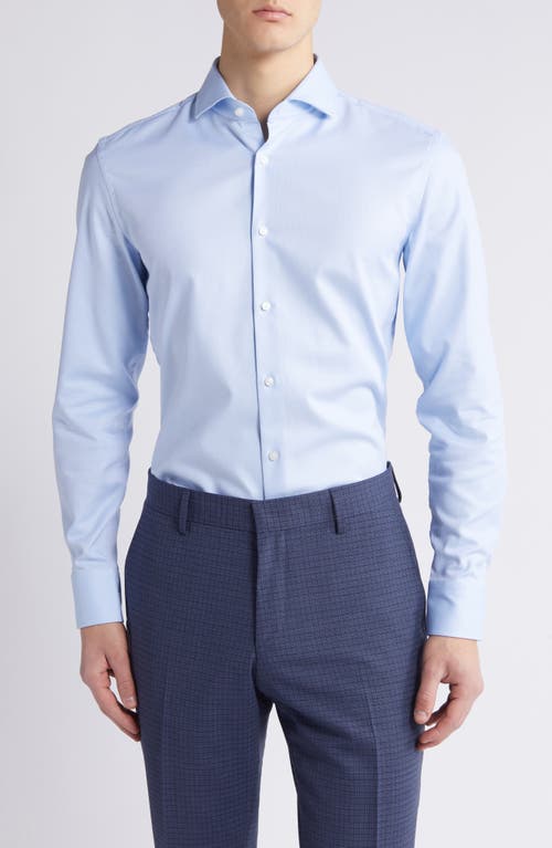 Hugo Boss Boss Hank Slim Fit Dress Shirt In Light Blue