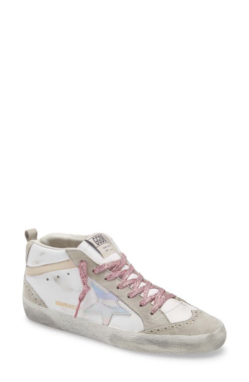 Golden Goose Midstar Sneaker in White Leather/Tie Dye Printed at Nordstrom, Size 9Us