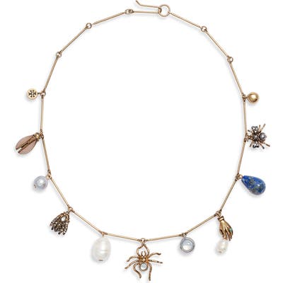 Tory Burch Charm Collar Necklace