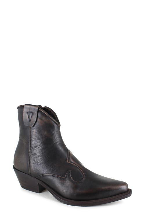 ZIGI Imma Ankle Western Boot Leather at Nordstrom,