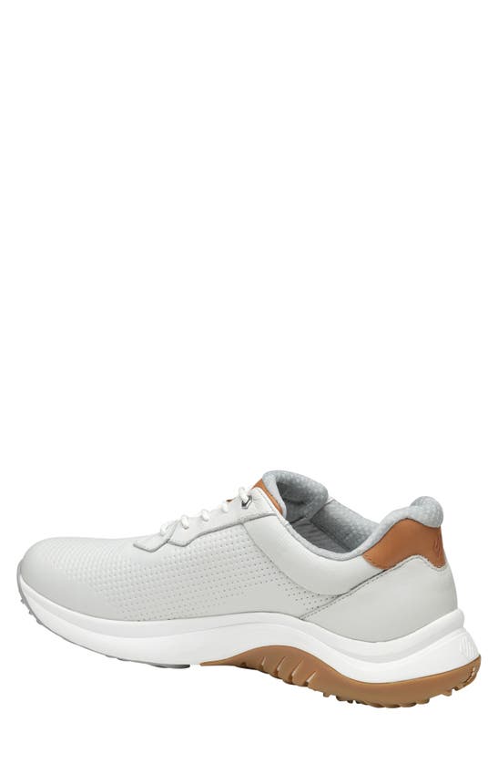 Shop Johnston & Murphy Ht1-luxe Hybrid Golf Shoe In White Waterproof Full Grain