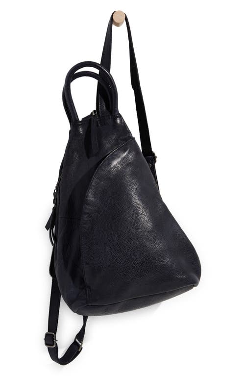 Free People We the Free Soho Convertible Leather Backpack in Black