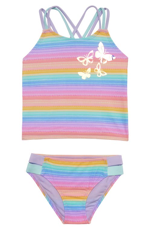 Hula Star Rainbow Two-Piece Swimsuit in Multi