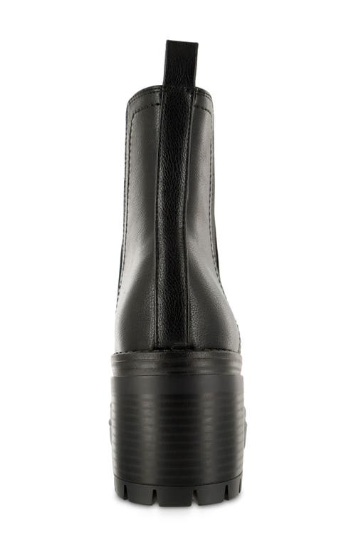 Mia Adea Platform Chelsea Boot In Black