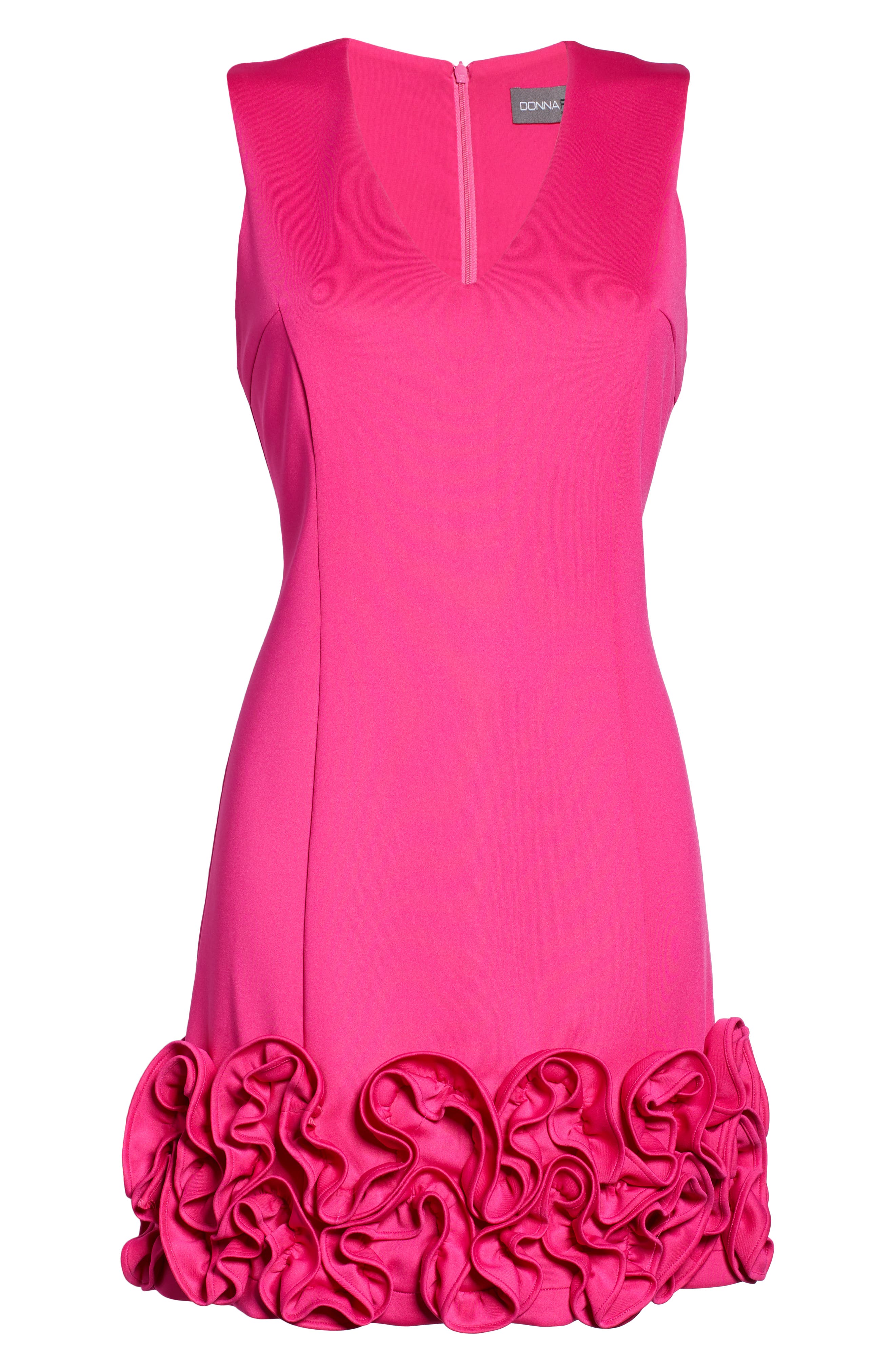 Donna Ricco Cupcake Hem Scuba Sheath 