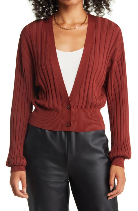 Women's Burgundy Cardigan Sweaters | Nordstrom