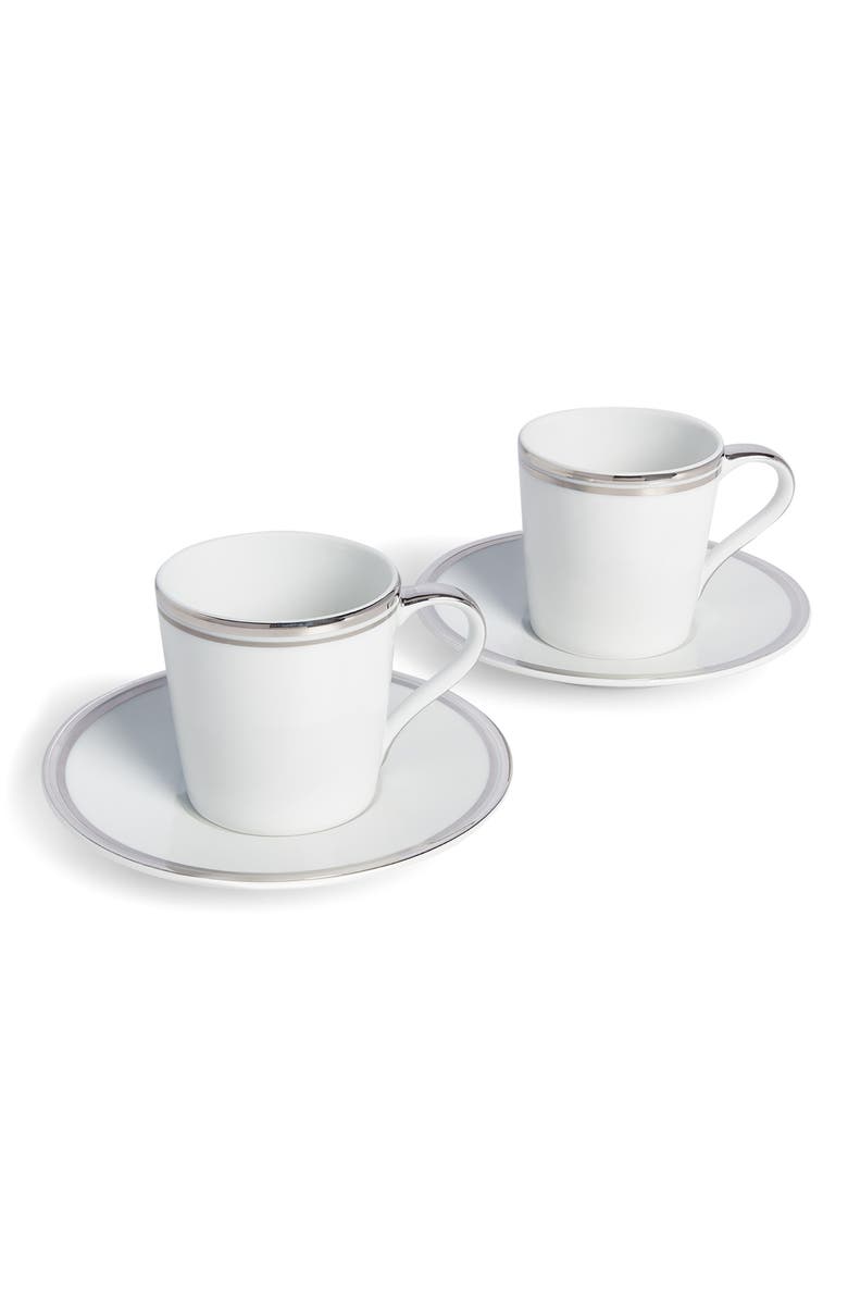 Ralph Lauren Wilshire Set Of 2 Espresso Cups Saucers Nordstrom