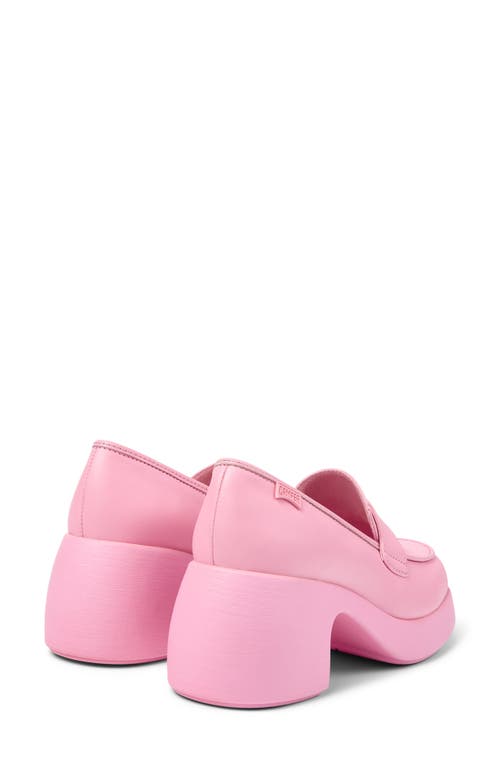 Camper Thelma 67mm Block-heel Loafers In Lt/pastel Pink