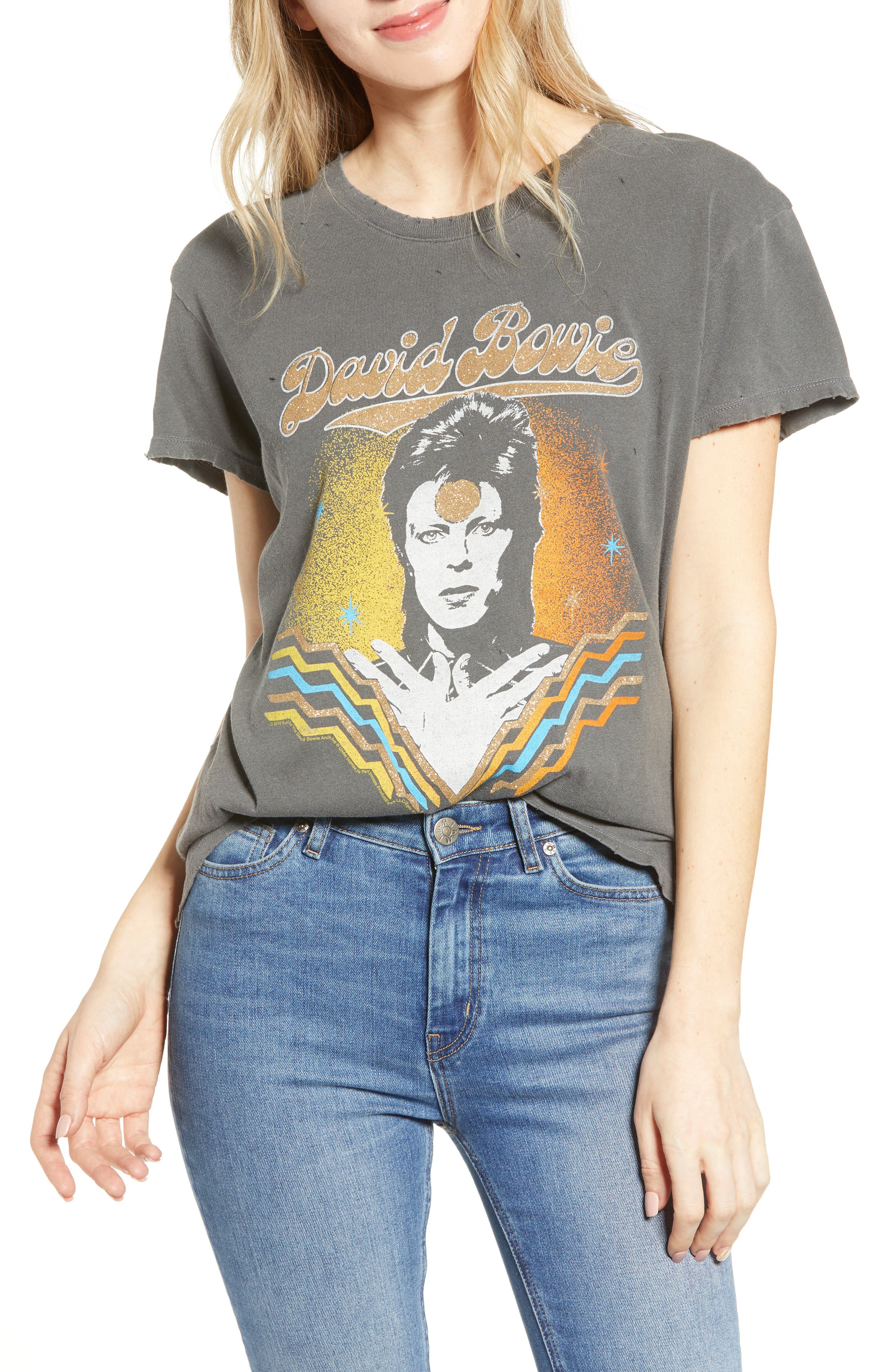 Junk Food David Bowie Tee, Black