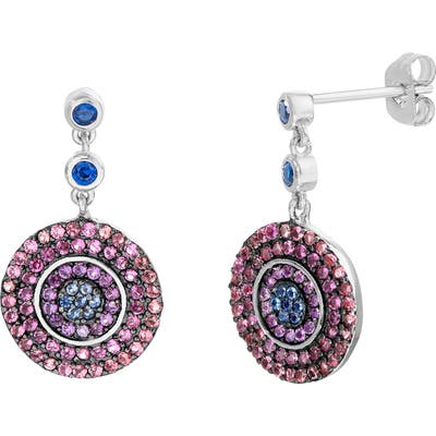 Lesa Michele Crystal Drop Earrings