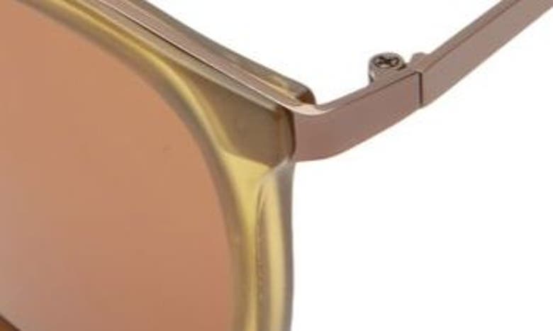 Vince Camuto 48mm Round Gradient Sunglasses In Gunmetal