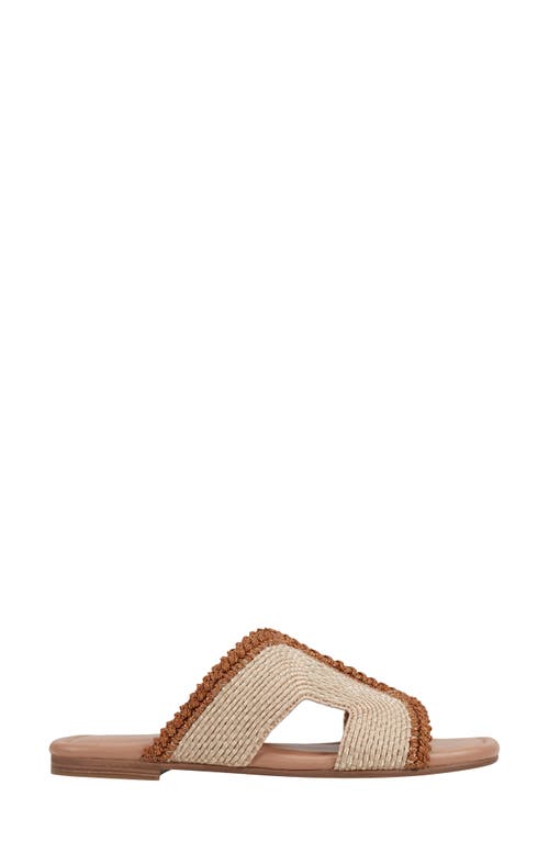 Shop Marc Fisher Ltd Nashie Slide Sandal In Light Natural