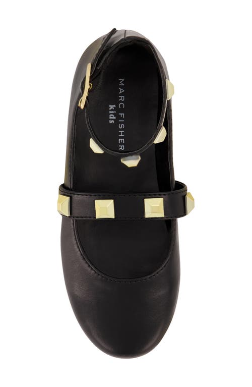 Marc Fisher Tashi Ankle Strap Flat In Black