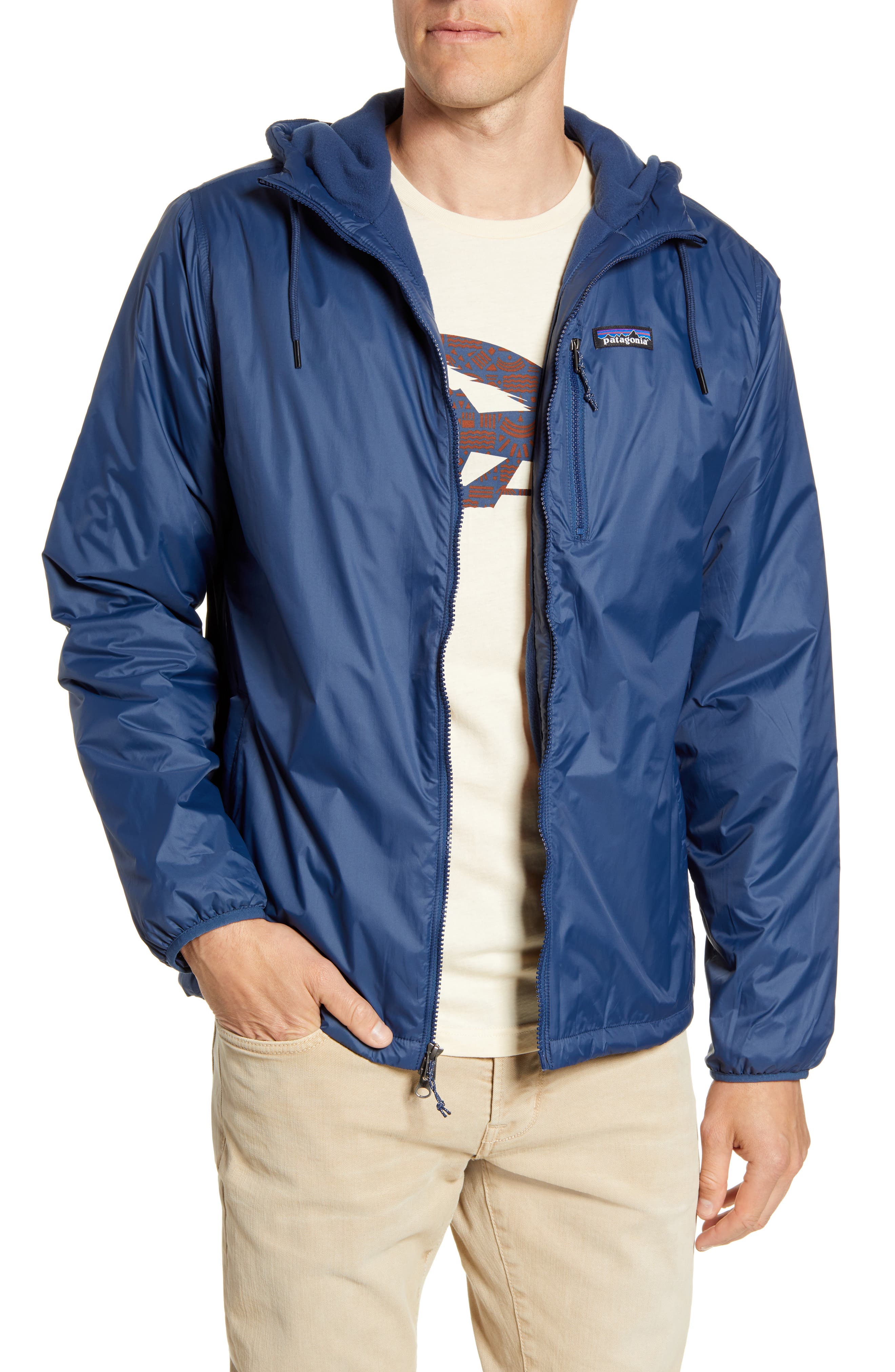 patagonia men's diamond quilted bomber hoody