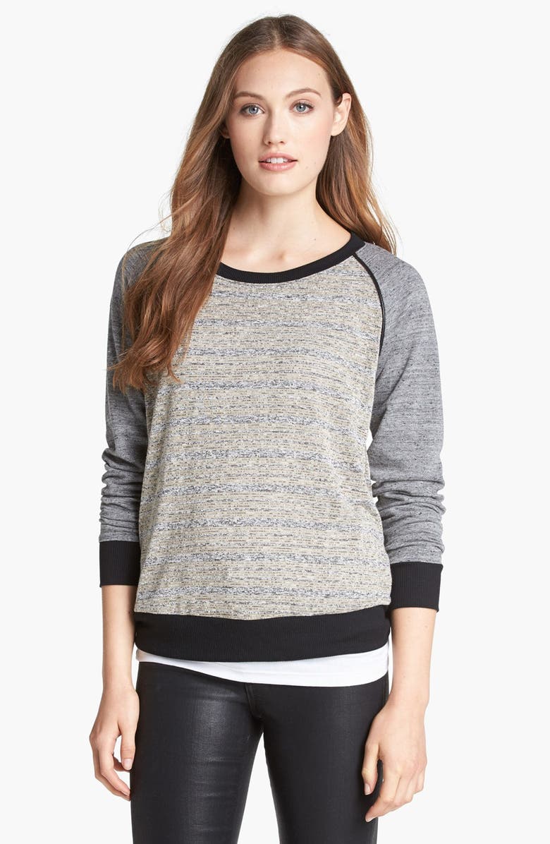 Olivia Moon Raglan Sleeve Sweatshirt (Regular & Petite) | Nordstrom