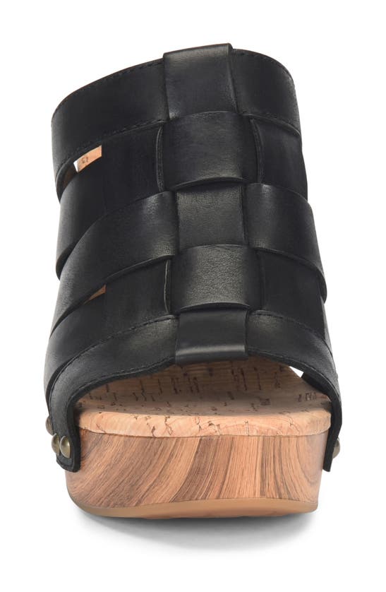 Shop Kork-ease Devan Platform Sandal In Black