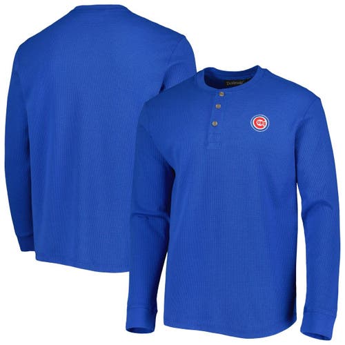 Men's Dunbrooke Chicago Cubs Royal Maverick Long Sleeve T-Shirt