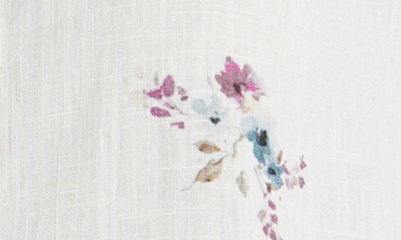 Shop Splendid Wynne Floral Print Crepe Top In Watercolor